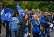 4 May 2024; Leinster supporters before the Investec Champions Cup semi-final match between Leinster and Northampton Saints at Croke Park in Dublin. Photo by Sam Barnes/Sportsfile