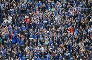 4 May 2024; Leinster supporters on Hill 16 before the Investec Champions Cup semi-final match between Leinster and Northampton Saints at Croke Park in Dublin. Photo by Stephen McCarthy/Sportsfile