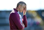 4 May 2024; Galway manager Henry Shefflin reacts during the Leinster GAA Hurling Senior Championship Round 3 match between Wexford and Galway at Chadwicks Wexford Park in Wexford. Photo by David Fitzgerald/Sportsfile