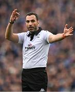 4 May 2024; Referee Mathieu Raynal during the Investec Champions Cup semi-final match between Leinster and Northampton Saints at Croke Park in Dublin. Photo by Sam Barnes/Sportsfile