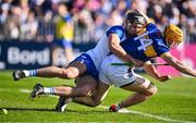 4 May 2024; Mark Fitzgerald of Waterford and Mark Kehoe of Tipperary tussle during the Munster GAA Hurling Senior Championship Round 3 match between Waterford and Tipperary at Walsh Park in Waterford. Photo by Piaras Ó Mídheach/Sportsfile