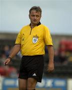 29 July 2004; Ghenadie Orlic, Referee. UEFA Cup, 1st Qualifying Round, 2nd Leg, Longford Town v FC Vaduz, Flancare Park, Longford. Picture credit; Ray McManus / SPORTSFILE