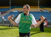 14 September 2013; Kerry manager Noel McMahon reacts after the final whistle. Bord Gáis Energy GAA Hurling Under 21 All-Ireland 'B' Championship Final, Kerry v Kildare, Semple Stadium, Thurles, Co. Tipperary. Picture credit: Ray McManus / SPORTSFILE