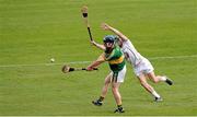 14 September 2013; Brendan Brosnan, Kerry, in action against Jonathon Byrne, Kildare. Bord Gáis Energy GAA Hurling Under 21 All-Ireland 'B' Championship Final, Kerry v Kildare, Semple Stadium, Thurles, Co. Tipperary. Picture credit: Ray McManus / SPORTSFILE