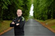 16 September 2013; Mayo's Andy Moran during a press event ahead of their GAA Football All-Ireland Senior Championship Final against Dublin on Sunday. Mayo Senior Football Team Press Event, Breaffy House Hotel, Castlebar, Co. Mayo. Picture credit: Matt Browne / SPORTSFILE