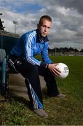 16 September 2013; Dublin's Jonny Cooper during a press event ahead of their GAA Football All-Ireland Senior Championship Final against Mayo on Sunday. Dublin Senior Football Team Press Event, Parnell Park, Donnycarney, Dublin. Picture credit: Brian Lawless / SPORTSFILE