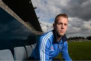 16 September 2013; Dublin's Jonny Cooper during a press event ahead of their GAA Football All-Ireland Senior Championship Final against Mayo on Sunday. Dublin Senior Football Team Press Event, Parnell Park, Donnycarney, Dublin. Picture credit: Brian Lawless / SPORTSFILE