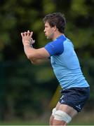 16 September 2013; Leinster's Kevin McLaughlin in action during a squad training session ahead of their Celtic League 2013/14, Round 3, match against Glasgow Warriors on Friday. Leinster Rugby Squad Training and Press Briefing, UCD, Belfield, Dublin. Picture credit: Brendan Moran / SPORTSFILE