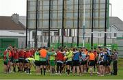 16 September 2013; Connacht players gather together during squad training ahead of their Celtic League 2013/14, Round 3 match against Ulster on Saturday. Connacht Rugby Squad Training, The Sportsground, Galway. Picture credit: Diarmuid Greene / SPORTSFILE