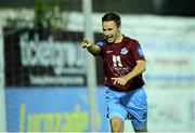 16 September 2013; David Cassidy, Drogheda United, celebrates after scoring his side's second goal. FAI Ford Cup Quarter-Final Replay, Drogheda United v Finn Harps, Hunky Dorys Park, Drogheda, Co. Louth. Photo by Sportsfile