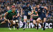 4 May 2024; Ryan Baird of Leinster makes a break during the Investec Champions Cup semi-final match between Leinster and Northampton Saints at Croke Park in Dublin. Photo by Brendan Moran/Sportsfile