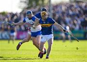 4 May 2024; Jake Morris of Tipperary in action against Kieran Bennett of Waterford during the Munster GAA Hurling Senior Championship Round 3 match between Waterford and Tipperary at Walsh Park in Waterford. Photo by Piaras Ó Mídheach/Sportsfile