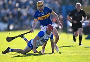 4 May 2024; Tadhg de Burca of Waterford in action against Mark Kehoe of Tipperary during the Munster GAA Hurling Senior Championship Round 3 match between Waterford and Tipperary at Walsh Park in Waterford. Photo by Piaras Ó Mídheach/Sportsfile