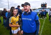 4 May 2024; Roscommon manager Noel Dunning after his side's victory in the Connacht GAA Football U20 Championship final match between Roscommon and Galway at Hastings Insurance MacHale Park in Castlebar, Mayo. Photo by Ben McShane/Sportsfile