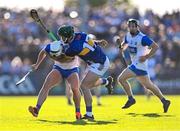 4 May 2024; Dessie Hutchinson of Waterford in action against Cathal Barrett of Tipperary during the Munster GAA Hurling Senior Championship Round 3 match between Waterford and Tipperary at Walsh Park in Waterford. Photo by Piaras Ó Mídheach/Sportsfile