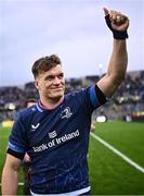 4 May 2024; Josh van der Flier of Leinster after his side's victory in the Investec Champions Cup semi-final match between Leinster and Northampton Saints at Croke Park in Dublin. Photo by Harry Murphy/Sportsfile