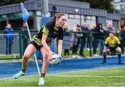 4 May 2024; Molly Ryan of Portdara scores a try during the Leinster Rugby Bank of Ireland Girls Youth Finals Day match between Portdara and Wexford Wanderers at Energia Park in Dublin. Photo by Shauna Clinton/Sportsfile *** NO REPRODUCTION FEE ***
