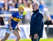 4 May 2024; Tippeary manager Liam Cahill before the Munster GAA Hurling Senior Championship Round 3 match between Waterford and Tipperary at Walsh Park in Waterford. Photo by Piaras Ó Mídheach/Sportsfile
