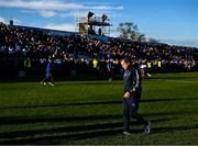 4 May 2024; Waterford manager Davy Fitzgerald leaves the pitch after the drawn Munster GAA Hurling Senior Championship Round 3 match between Waterford and Tipperary at Walsh Park in Waterford. Photo by Piaras Ó Mídheach/Sportsfile