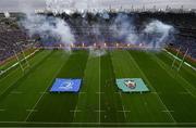 4 May 2024; A general view Croke Park as the teams run out for the start of the Investec Champions Cup semi-final match between Leinster and Northampton Saints at Croke Park in Dublin. Photo by Stephen McCarthy/Sportsfile
