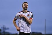 3 May 2024; Robbie Benson of Dundalk during the SSE Airtricity Men's Premier Division match between Dundalk and Shelbourne at Oriel Park in Dundalk, Louth. Photo by Ben McShane/Sportsfile