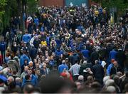4 May 2024; Leinster Rugby supporters make their way along Jones' Road before the Investec Champions Cup semi-final match between Leinster and Northampton Saints at Croke Park in Dublin. Photo by Ray McManus/Sportsfile