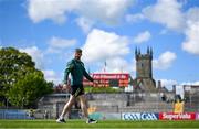 5 May 2024; Kerry goalkeeper Shane Murphy walks the pitch before the Munster GAA Football Senior Championship final match between Kerry and Clare at Cusack Park in Ennis, Clare. Photo by Brendan Moran/Sportsfile