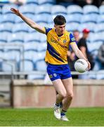 4 May 2024; Senan Lambe of Roscommon during the Connacht GAA Football U20 Championship final match between Roscommon and Galway at Hastings Insurance MacHale Park in Castlebar, Mayo. Photo by Ben McShane/Sportsfile