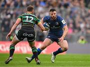 4 May 2024; Robbie Henshaw of Leinster in action against Fraser Dingwall of Northampton Saints during the Investec Champions Cup semi-final match between Leinster and Northampton Saints at Croke Park in Dublin. Photo by Sam Barnes/Sportsfile