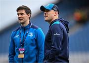 4 May 2024; Garry Ringrose of Leinster with Leinster team doctor Stuart O'Flanagan before during the Investec Champions Cup semi-final match between Leinster and Northampton Saints at Croke Park in Dublin. Photo by Harry Murphy/Sportsfile