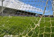 5 May 2024; A general view of goalnets before the Connacht GAA Football Senior Championship final match between Galway and Mayo at Pearse Stadium in Galway. Photo by Piaras Ó Mídheach/Sportsfile