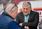 5 May 2024; FAI president Paul Cooke before the FAI Junior Cup final match between Cockhill Celtic and Gorey Rangers at Eamonn Deacy Park in Galway. Photo by Ben McShane/Sportsfile