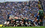 4 May 2024; A general view of a scrum during the Investec Champions Cup semi-final match between Leinster and Northampton Saints at Croke Park in Dublin. Photo by Harry Murphy/Sportsfile