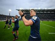 4 May 2024; Josh van der Flier of Leinster after their side's victory in the Investec Champions Cup semi-final match between Leinster and Northampton Saints at Croke Park in Dublin. Photo by Harry Murphy/Sportsfile