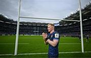 4 May 2024; Jamie Osborne of Leinster after his side's victory in the Investec Champions Cup semi-final match between Leinster and Northampton Saints at Croke Park in Dublin. Photo by Harry Murphy/Sportsfile