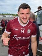 5 May 2024; Damien Comer of Galway celebrates after his side's victory in the Connacht GAA Football Senior Championship final match between Galway and Mayo at Pearse Stadium in Galway. Photo by Seb Daly/Sportsfile