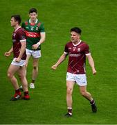 5 May 2024; Seán Kelly of Galway celebrates after the Connacht GAA Football Senior Championship final match between Galway and Mayo at Pearse Stadium in Galway. Photo by Daire Brennan/Sportsfile