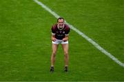 5 May 2024; John Maher of Galway celebrates after the Connacht GAA Football Senior Championship final match between Galway and Mayo at Pearse Stadium in Galway. Photo by Daire Brennan/Sportsfile