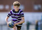 5 May 2024; Action from the Bective and Terenure match during the Leinster Rugby Bank of Ireland Schools Youth Finals Day at Energia Park in Dublin. Photo by Shauna Clinton/Sportsfile