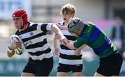 5 May 2024; Action from the Seapoint and Old Belvedere match during the Leinster Rugby Bank of Ireland Schools Youth Finals Day at Energia Park in Dublin. Photo by Shauna Clinton/Sportsfile