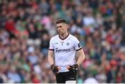 5 May 2024; Galway goalkeeper Connor Gleeson during the Connacht GAA Football Senior Championship final match between Galway and Mayo at Pearse Stadium in Galway. Photo by Seb Daly/Sportsfile