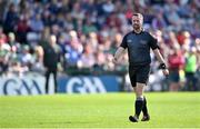 5 May 2024; Referee David Gough during the Connacht GAA Football Senior Championship final match between Galway and Mayo at Pearse Stadium in Galway. Photo by Seb Daly/Sportsfile