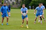 6 May 2024; Jordan Larmour during Leinster rugby squad training at UCD in Dublin. Photo by Piaras Ó Mídheach/Sportsfile