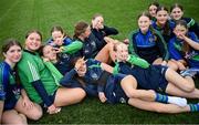 6 May 2024; Participants from St. Sylvester's, Dublin, during the 2024 ZuCar Gaelic4Teens Festival Day at the GAA National Games Development Centre in Abbotstown, Dublin. Photo by Ramsey Cardy/Sportsfile