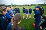 6 May 2024; Ambassadors Lyndsey Davey and Leah Caffrey during the 2024 ZuCar Gaelic4Teens Festival Day at the GAA National Games Development Centre in Abbotstown, Dublin. Photo by Ramsey Cardy/Sportsfile