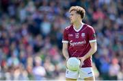 5 May 2024; Robert Finnerty of Galway during the Connacht GAA Football Senior Championship final match between Galway and Mayo at Pearse Stadium in Galway. Photo by Seb Daly/Sportsfile