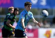 5 May 2024; Action from the Seapoint and MU Barnhall match during the Leinster Rugby Bank of Ireland Schools Youth Finals Day at Energia Park in Dublin. Photo by Shauna Clinton/Sportsfile