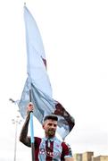 6 May 2024; Adam Foley of Drogheda United celebrates after the SSE Airtricity Men's Premier Division match between Drogheda United and Dundalk at Weavers Park in Drogheda, Louth. Photo by Ben McShane/Sportsfile
