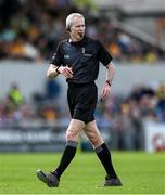 5 May 2024; Referee Fergal Kelly during the Munster GAA Football Senior Championship final match between Kerry and Clare at Cusack Park in Ennis, Clare. Photo by Brendan Moran/Sportsfile