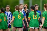 6 May 2024; Action after the match between Ballyboden St Enda's, Dublin, and Pearse Ogs, Armagh, during the 2024 ZuCar Gaelic4Teens Festival Day at the GAA National Games Development Centre in Abbotstown, Dublin. Photo by Ramsey Cardy/Sportsfile